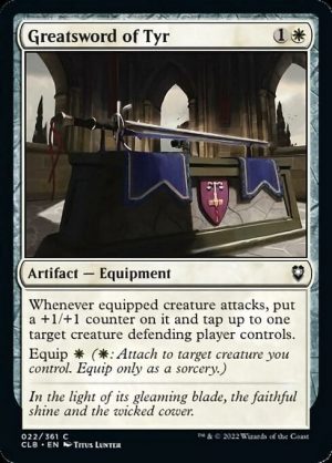 Greatsword of Tyr - Commander Legends: Battle for Baldur's Gate-(022)-Foil