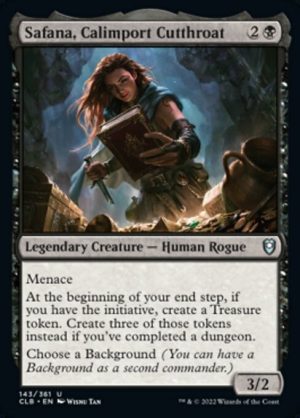 Safana, Calimport Cutthroat - Commander Legends: Battle for Baldur's Gate-(143)-Foil