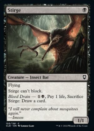 Stirge - Commander Legends: Battle for Baldur's Gate-(150)-Foil