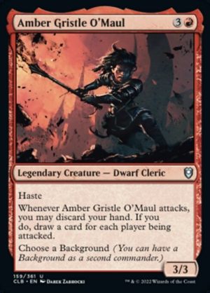 Amber Gristle O'Maul - Commander Legends: Battle for Baldur's Gate-(159)