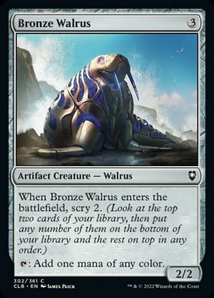 Bronze Walrus - Commander Legends: Battle for Baldur's Gate-(302)-Foil