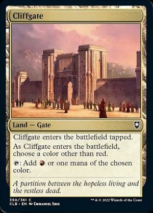 Cliffgate - Commander Legends: Battle for Baldur's Gate-(350)-Foil