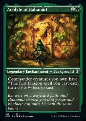 Acolyte of Bahamut - Commander Legends: Battle for Baldur's Gate-(513)-Foil