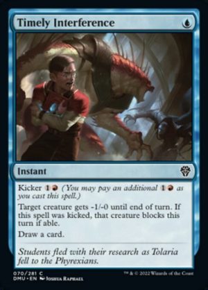 Timely Interference - Dominaria United-(070)-Foil