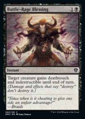 Battle-Rage Blessing - Dominaria United-(080)-Foil
