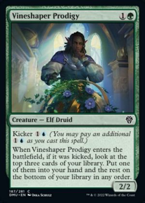 Vineshaper Prodigy - Dominaria United-(187)-Foil