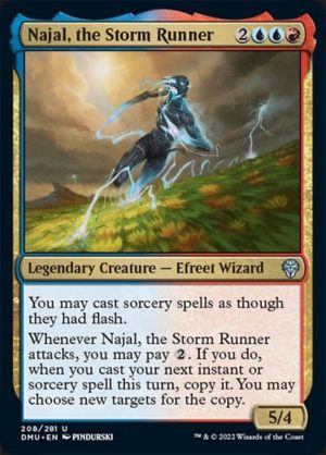 Najal, the Storm Runner - Dominaria United-(208)-Foil