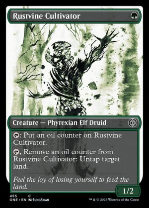Rustvine Cultivator - Phyrexia: All Will Be One-(455)-Foil