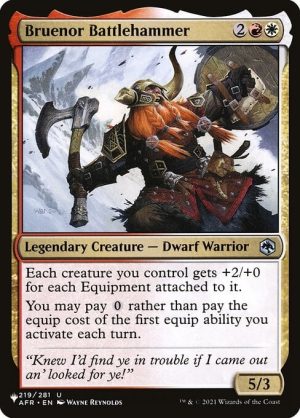 Bruenor Battlehammer - The List-(219)-Foil