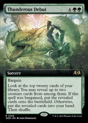 Thunderous Debut - Wilds of Eldraine-(359)