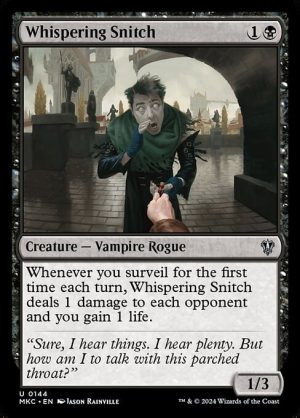 Whispering Snitch - Murders at Karlov Manor Commander-(144)