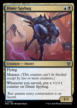 Dimir Spybug - Murders at Karlov Manor Commander-(206)