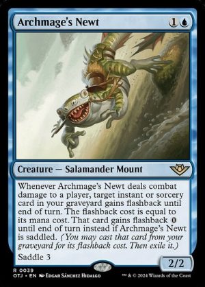 Archmage's Newt - Outlaws of Thunder Junction-(039)