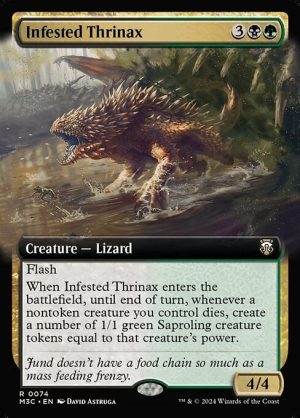 Infested Thrinax - Modern Horizons 3 Commander-(074)