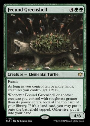 Fecund Greenshell - Bloomburrow-(171)