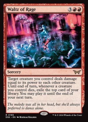 Waltz of Rage - Duskmourn: House of Horror-(165)
