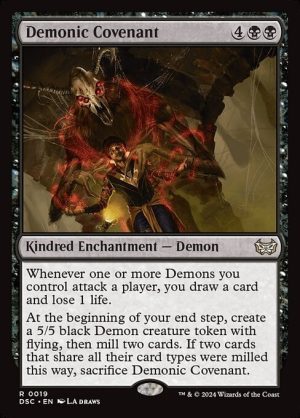 Demonic Covenant - Duskmourn: House of Horror Commander-(019)