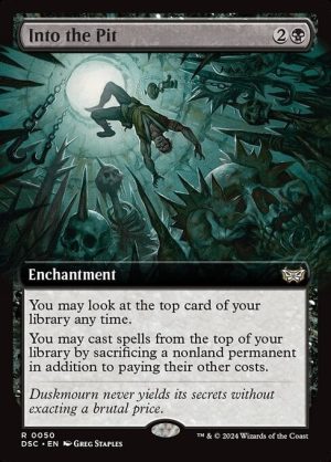 Into the Pit - Duskmourn: House of Horror Commander-(050)
