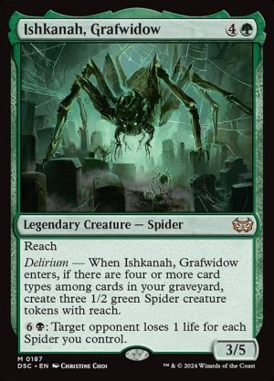 Ishkanah, Grafwidow - Duskmourn: House of Horror Commander-(187)