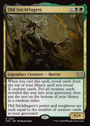 Old Stickfingers - Duskmourn: House of Horror Commander-(227)