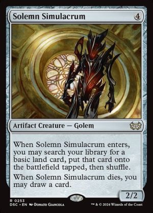 Solemn Simulacrum - Duskmourn: House of Horror Commander-(253)
