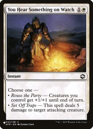 You Hear Something on Watch - The List-(042)-Foil