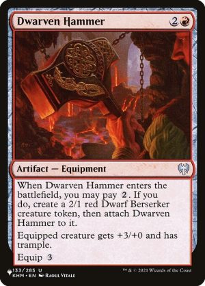 Dwarven Hammer - The List-(133)-Foil