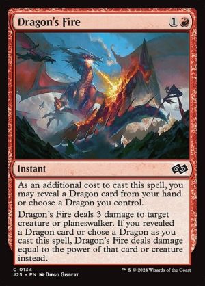 Dragon's Fire - Foundations Jumpstart-(134)-Foil