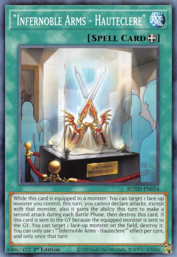 "Infernoble Arms - Hauteclere" - (Rise of the Duelist) - (ROTD-EN054) - (Common)