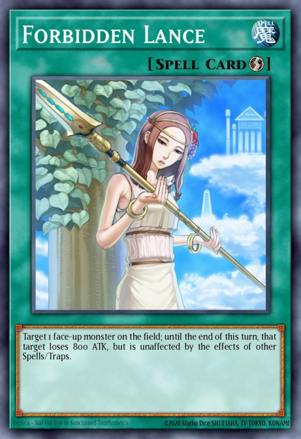 Forbidden Lance - (Secret Rare)- (25th Anniversary Rarity Collection II) - (RA02-EN058)