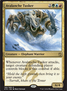 Avalanche Tusker - Khans of Tarkir-(166)