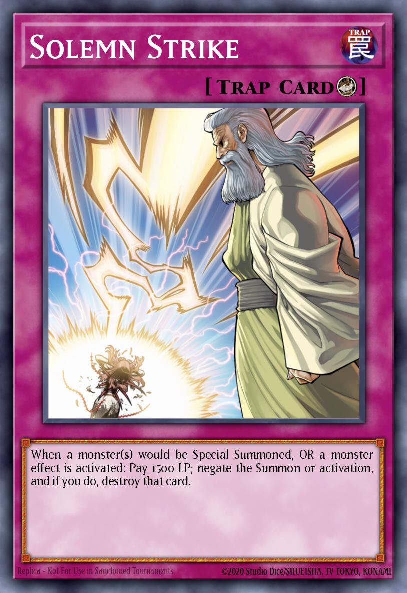 Solemn Strike - (Super Rare)- (25th Anniversary Rarity Collection II) - (RA02-EN079)