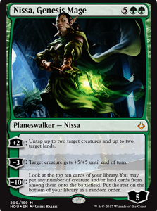 Nissa, Genesis Mage - Hour of Devastation-(200)-Foil