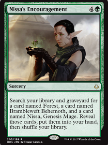 Nissa's Encouragement - Hour of Devastation-(203)