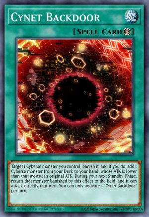 Cynet Backdoor - (Rare)- (Crossover Breakers) - (CRBR-EN029)