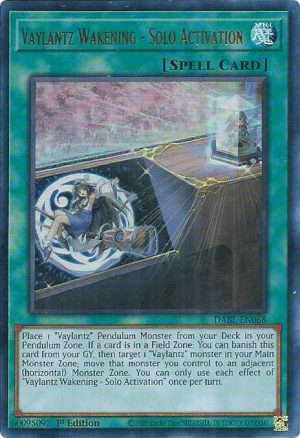 Vaylantz Wakening- Solo Activation  - (Darkwing Blast) - (DABL-EN068) - (Ultra Rare)