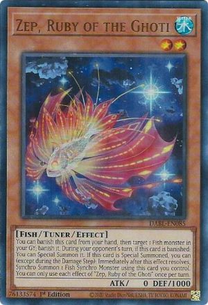 Zep, Ruby of the Ghoti - (Darkwing Blast) - (DABL-EN085) - (Ultra Rare)