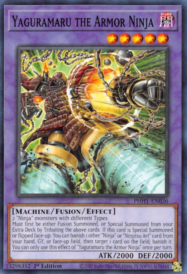 Yaguramaru the Armor Ninja - (Photon Hypernova) - (PHHY-EN036) - (Common)