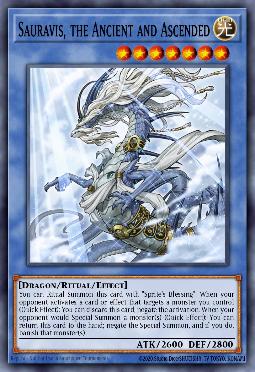 Sauravis, the Ancient and Ascended - (Platinum Secret Rare)- (25th Anniversary Rarity Collection II) - (RA02-EN019)