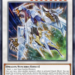 Crystal Wing Synchro Dragon - (Platinum Secret Rare)- (25th Anniversary Rarity Collection II) - (RA02-EN029)