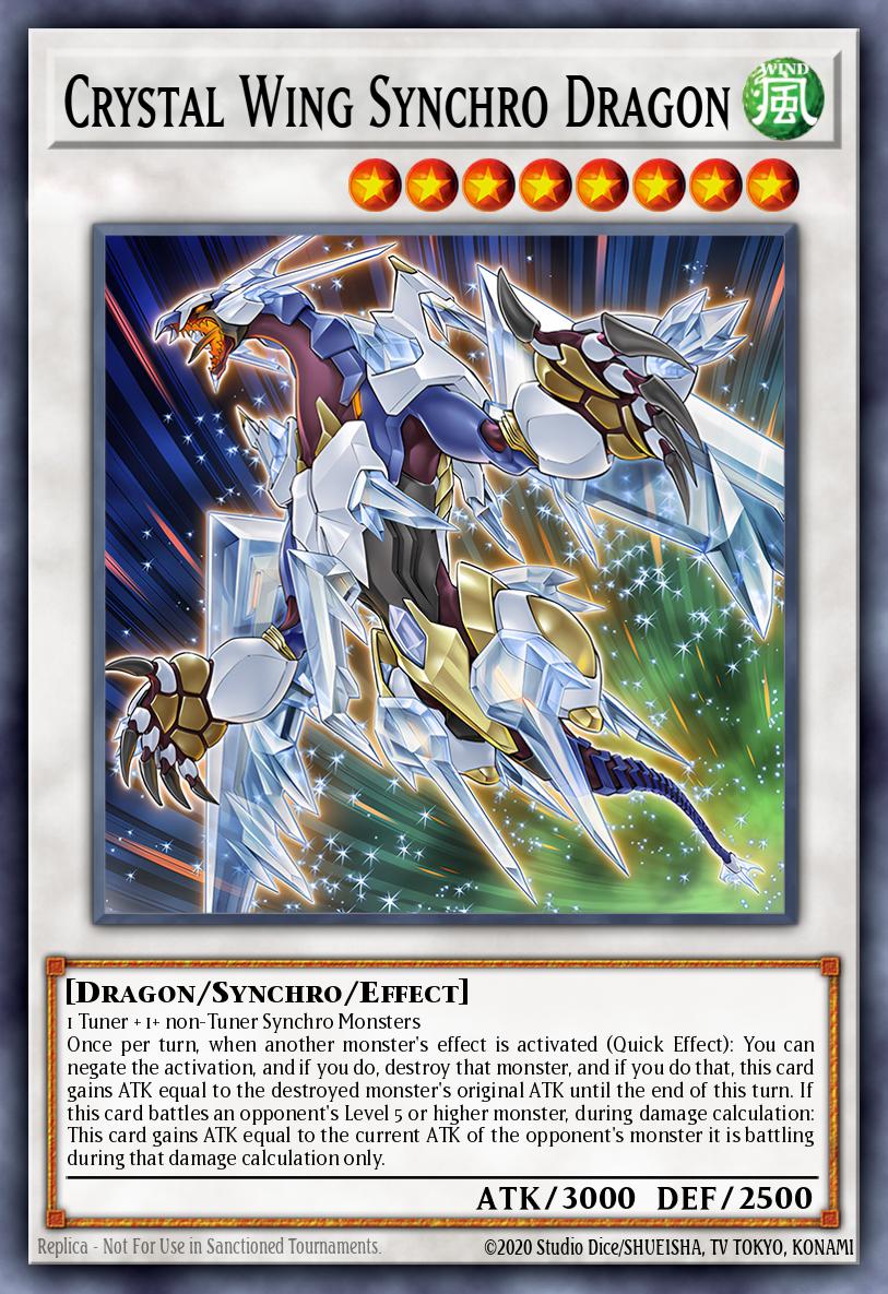 Crystal Wing Synchro Dragon - (Ultra Rare)- (25th Anniversary Rarity Collection II) - (RA02-EN029)