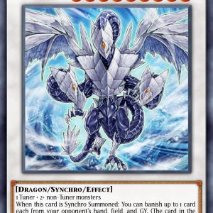 Trishula, Dragon of the Ice Barrier - (Quarter Century Secret Rare)- (25th Anniversary Rarity Collection II) - (RA02-EN026)