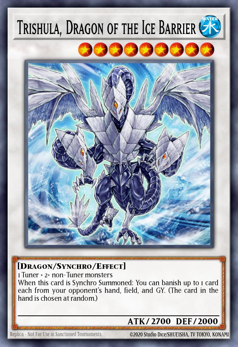 Trishula, Dragon of the Ice Barrier - (Quarter Century Secret Rare)- (25th Anniversary Rarity Collection II) - (RA02-EN026)
