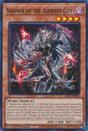 Shaman of the Ashened City  - (Legacy of Destruction) - (LEDE-EN090) - (Super Rare)
