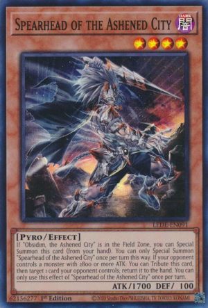 Spearhead of the Ashened City - (Legacy of Destruction) - (LEDE-EN091) - (Super Rare)