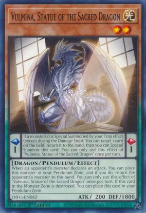 Vulmina, Statue of the Sacred Dragon - (The Infinite Forbidden) - (INFO-EN082) - (Common)