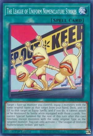 The League of Uniform Nomenclature Strikes - (The Infinite Forbidden) - (INFO-EN086) - (Common)
