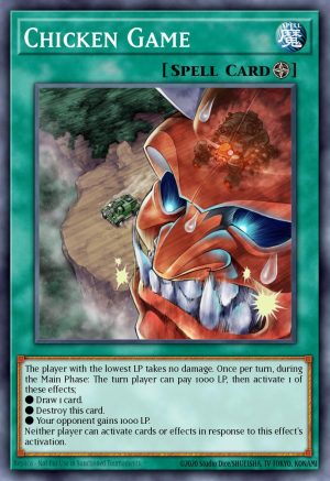Chicken Game - (Super Rare)- (OTS Tournament Pack 26) - (OP26-EN010)