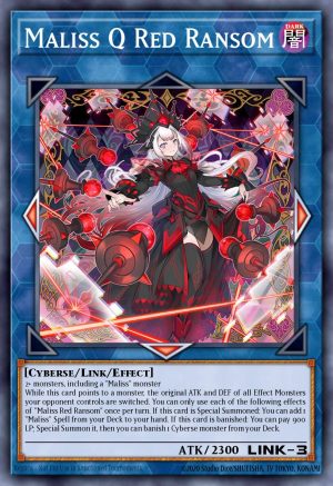 Maliss Q Red Ransom - (Super Rare)- (Crossover Breakers) - (CRBR-EN018)
