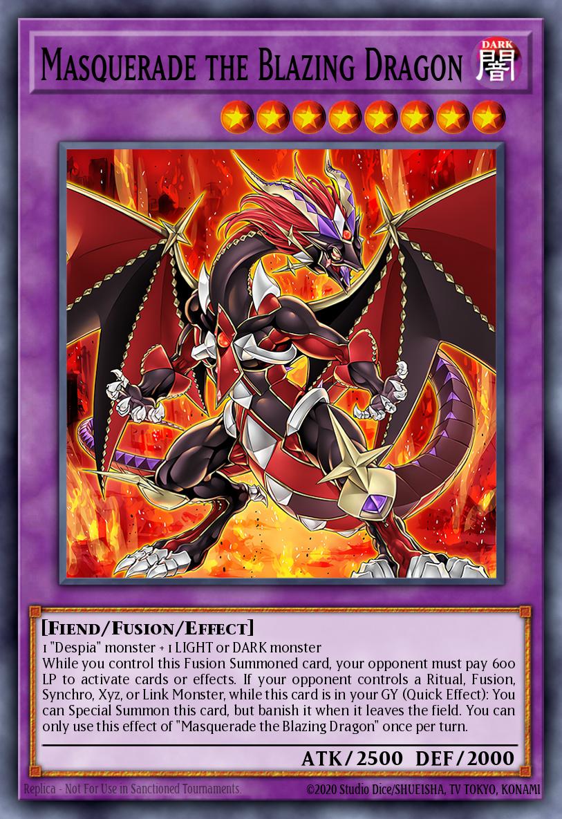 Masquerade the Blazing Dragon - (Ultimate Rare)- (25th Anniversary Rarity Collection II) - (RA02-EN022)